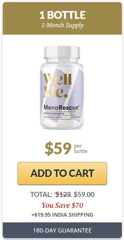 Menorescue - 1 Bottle Pack